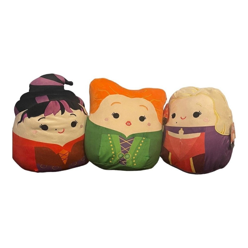 Disney Squishmallows HOCUS POCUS Sanderson Sisters 12” Sarah Mary Winifred